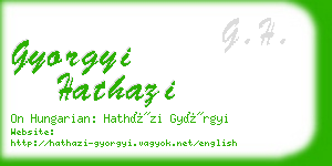 gyorgyi hathazi business card